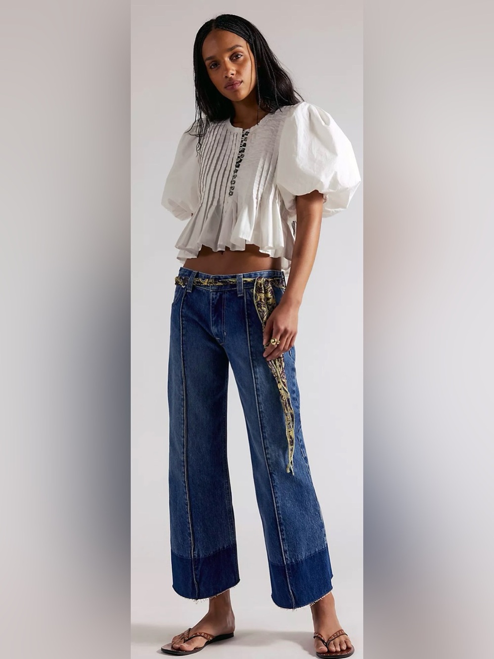 We The Free Jinx Low Rise Crop Jeans Sz 29
